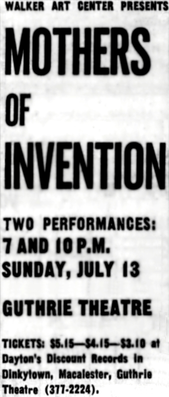13/07/1969Tyrone Guthrie theater, Minneapolis, MN